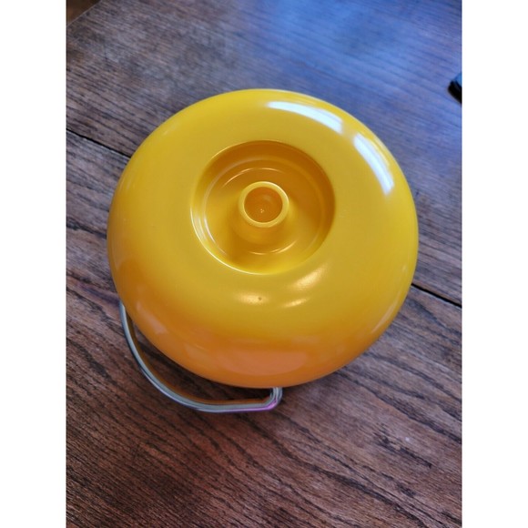 Fun Vintage 60s Mod Ice Bucket Hard Plastic with Tubular Chrome Handle - Picture 3 of 7